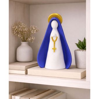 Nossa Senhora Aparecida Minimalista — Escultura 15 cm (modelo II)