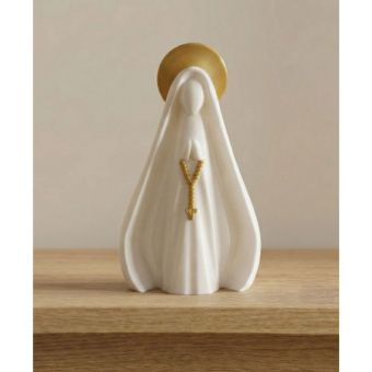 Nossa Senhora Aparecida Minimalista — Escultura 15 cm
